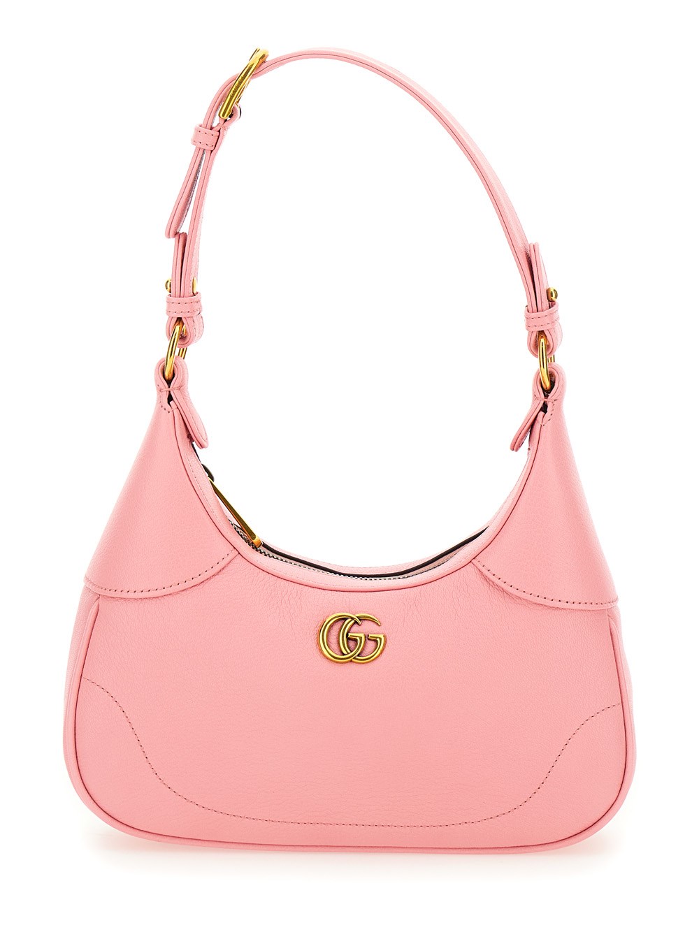 Gucci Borsa a Spalla 'Hobo Aphrodite' Piccola in Pelle Rosa Donna