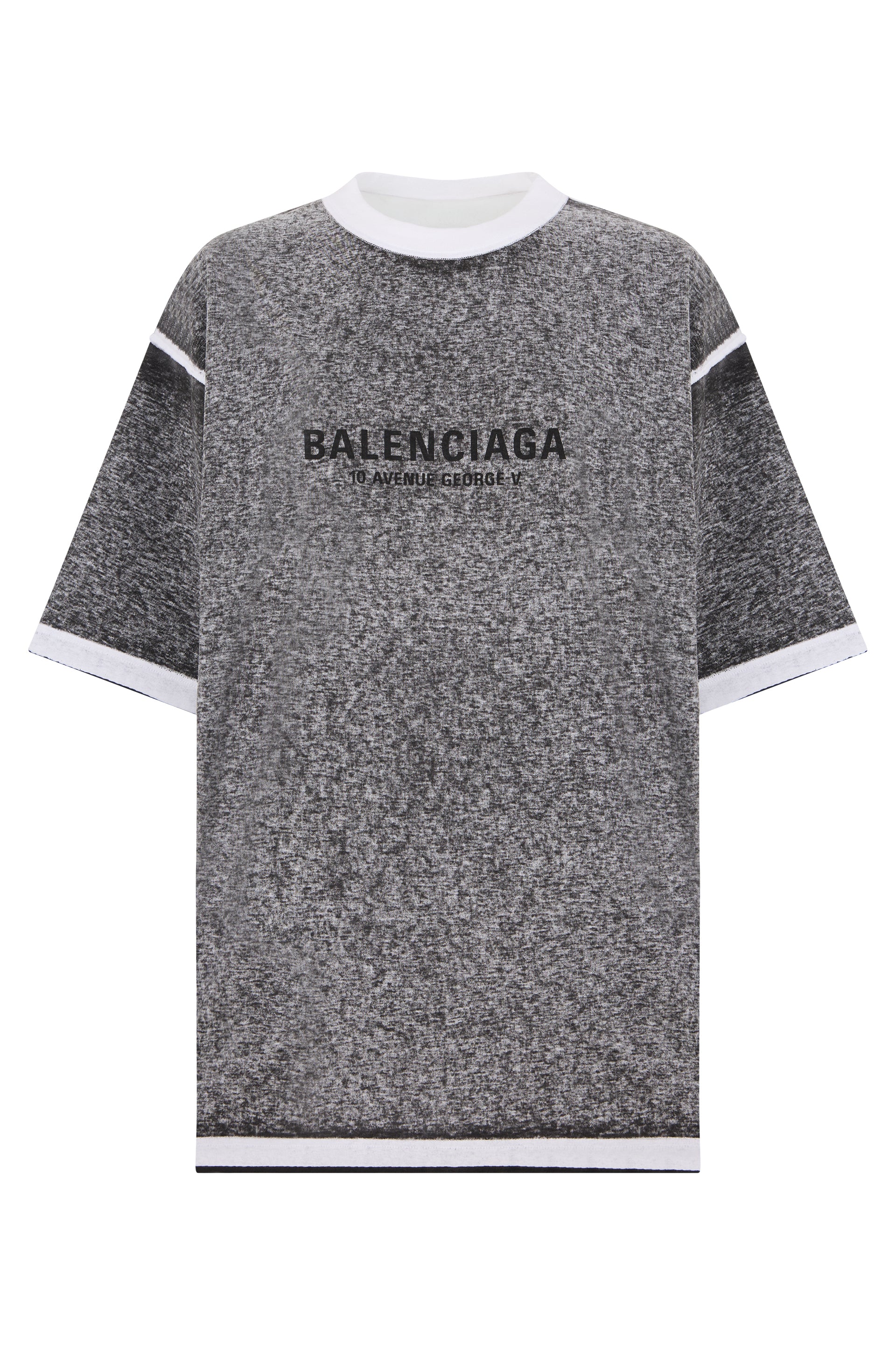 Balenciaga T-shirt con colletto a contrasto