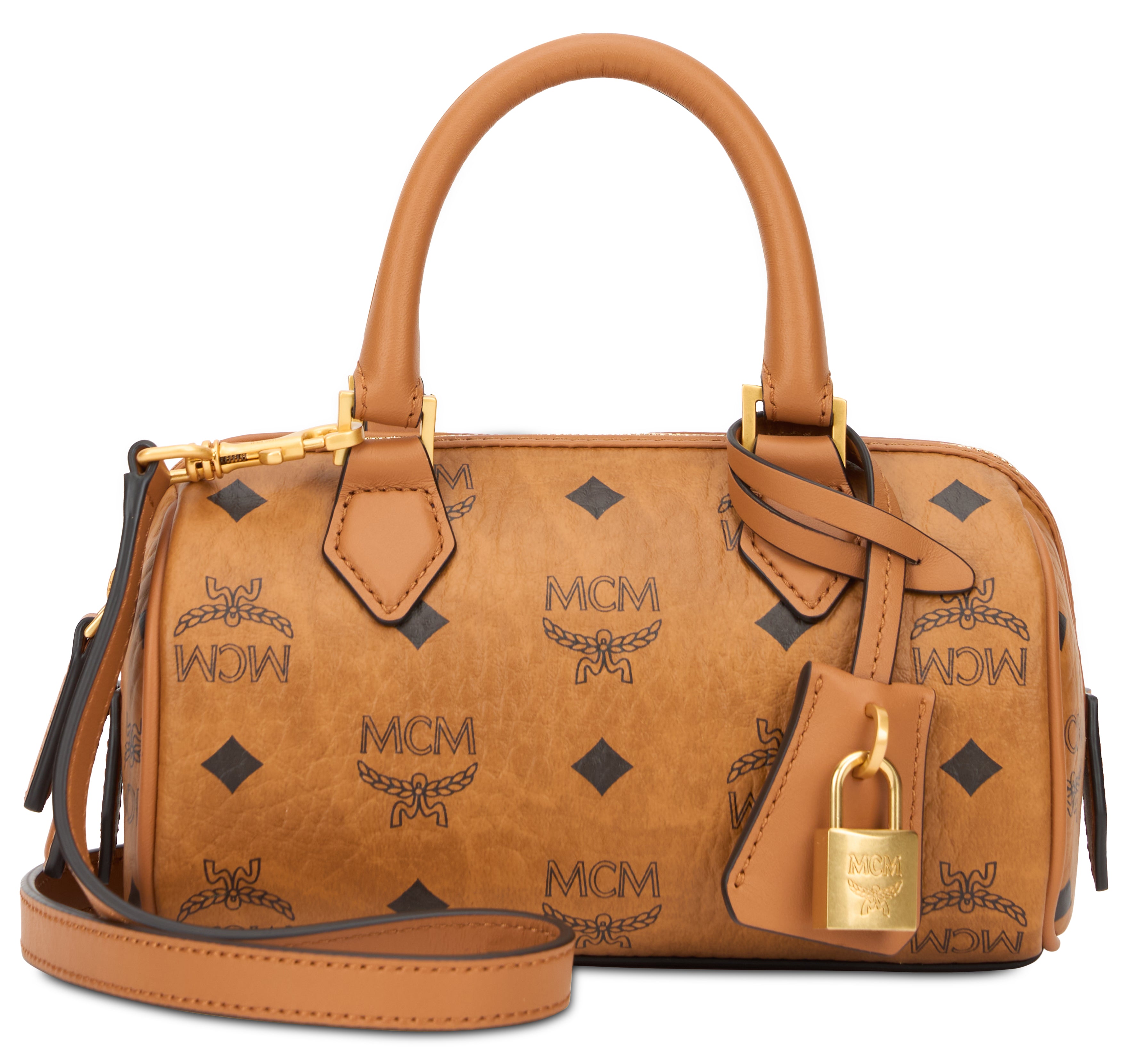 MCM Borsa a bauletto con loghi