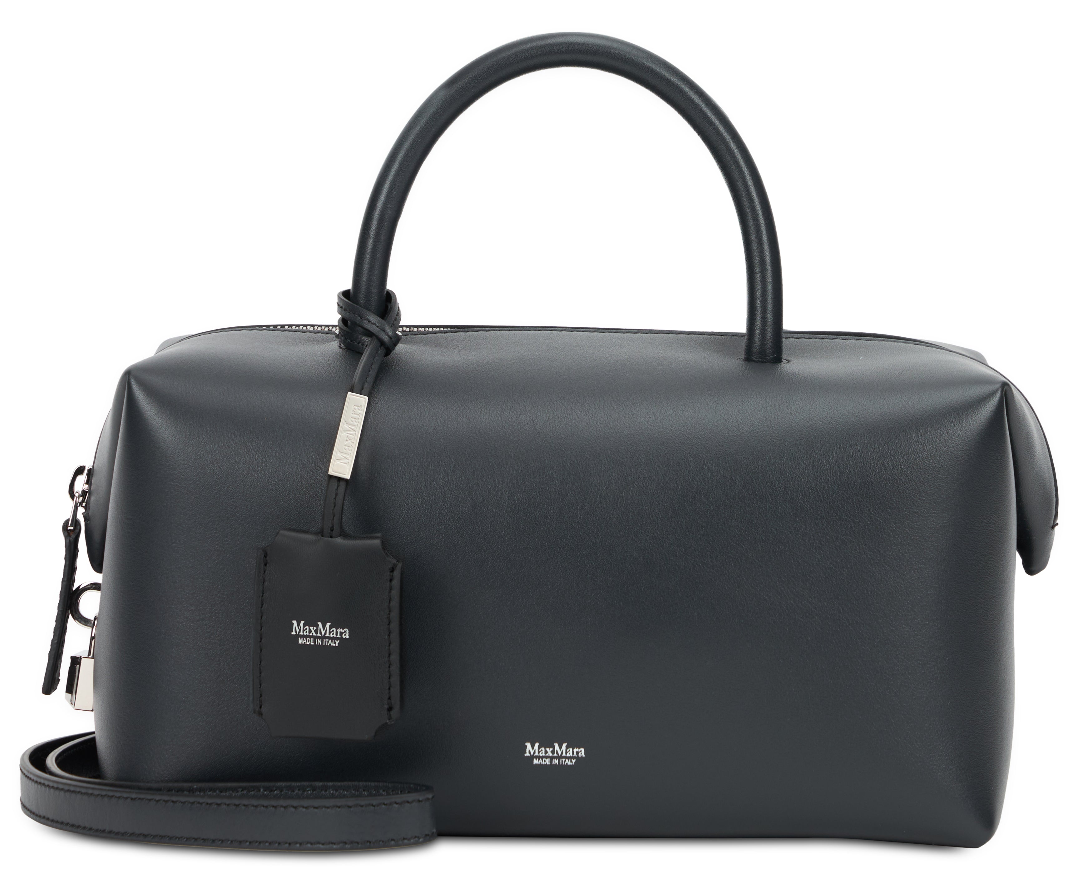 Max Mara Borsa a bauletto con manici e tracolla