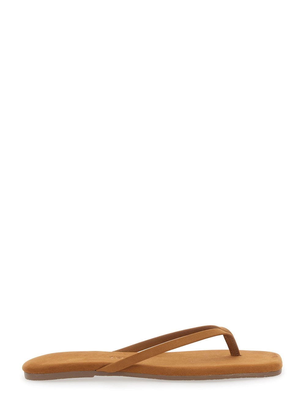 Tkees Sandali 'Lily' con design infradito e punta quadrata in Suede beige Donna