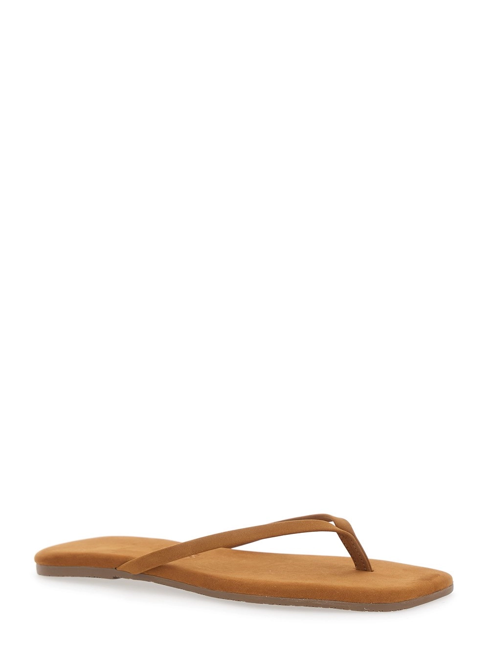 Tkees Sandali 'Lily' con design infradito e punta quadrata in Suede beige Donna, view 2
