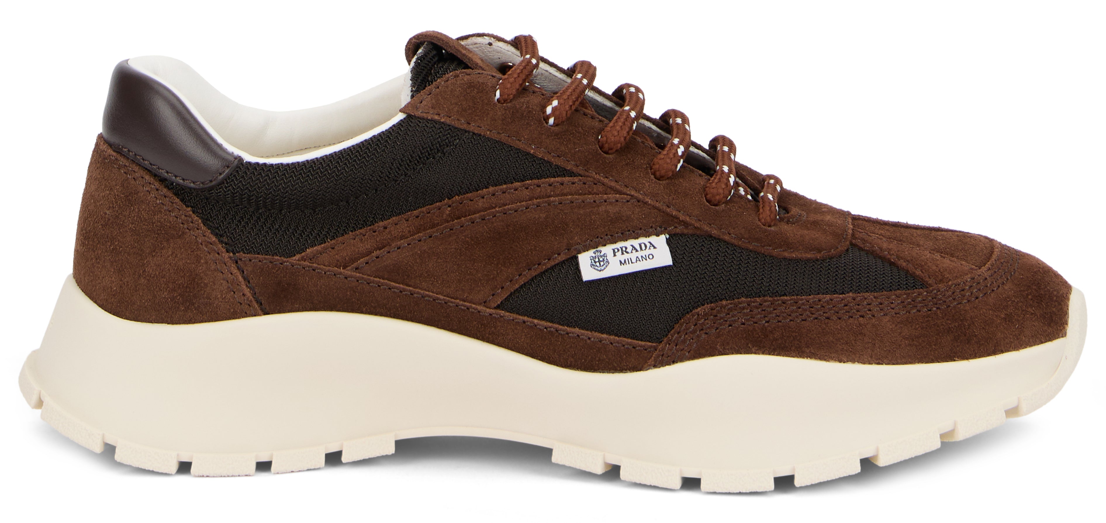 Prada Sneakers con dettagli scamosciati