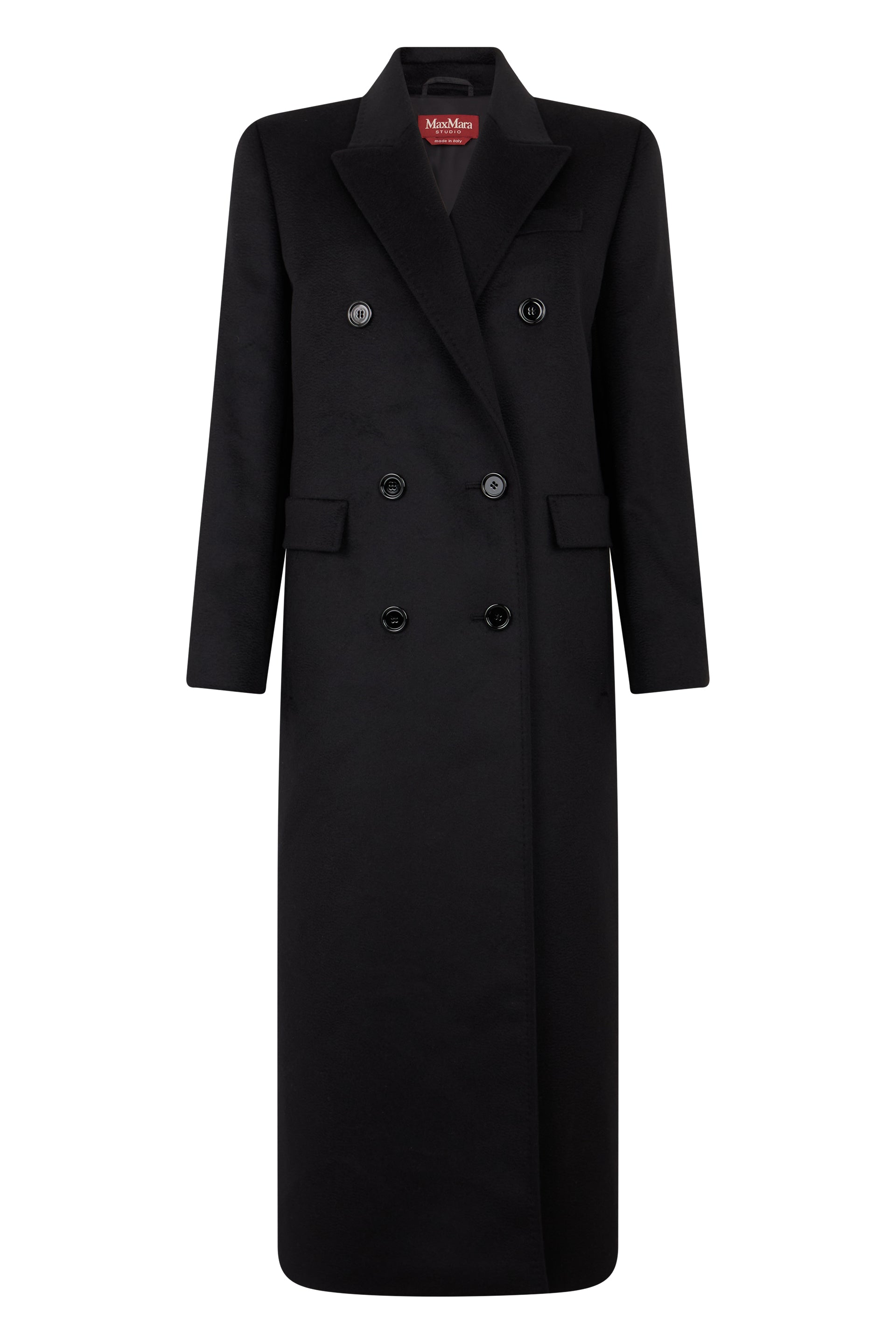 Max Mara Studio Cappotto doppiopetto in lana vergine