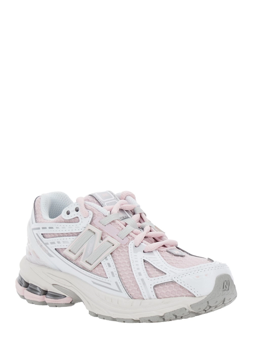 New balance kids Sneaker Basse '1906R' con Dettaglio Logo in Mix di Tessuti Tecnici Rosa Bambina, view 2