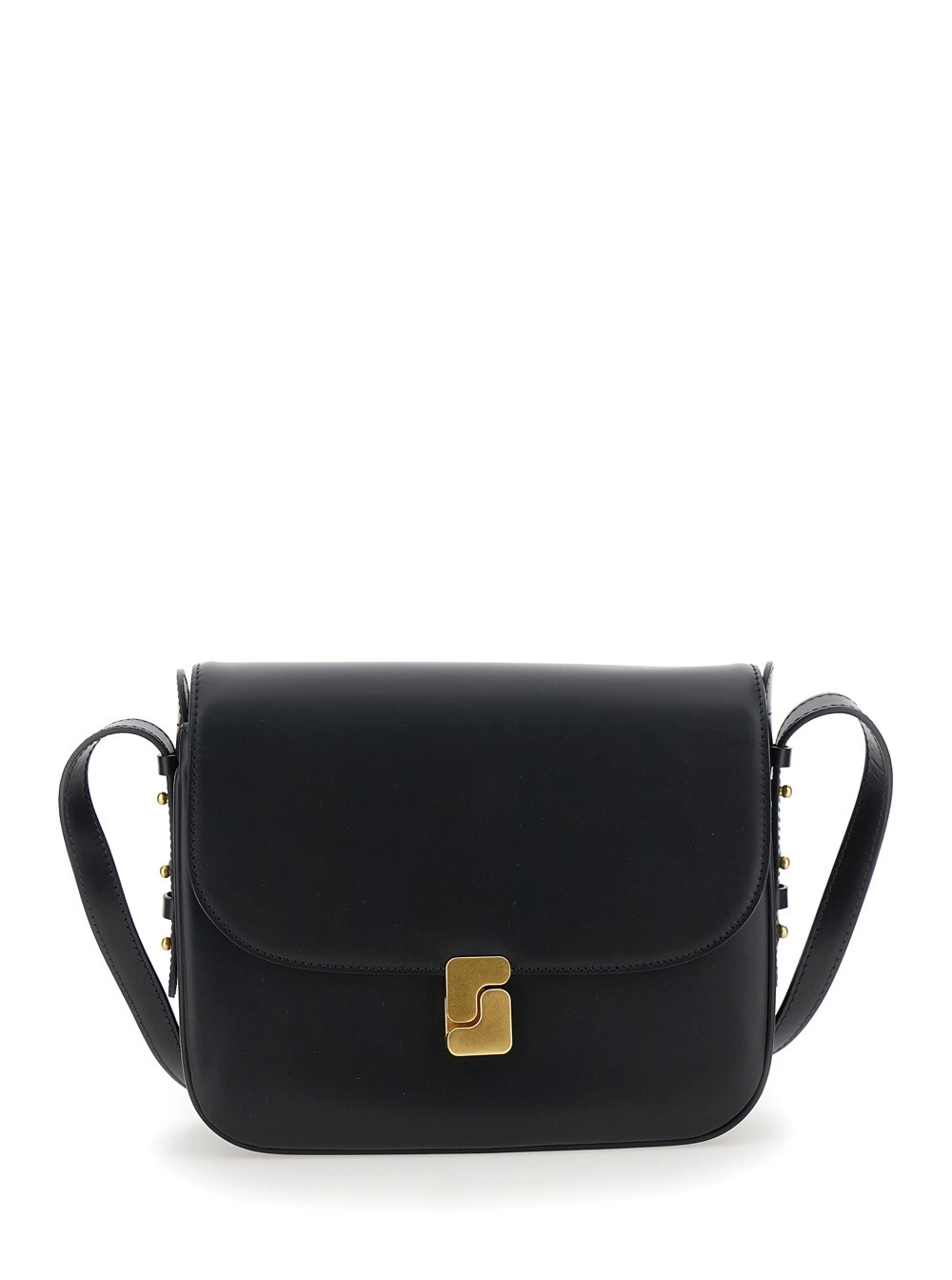 Soeur Borsa a tracolla BELLISSIMA MAXI in pelle e nera per donna