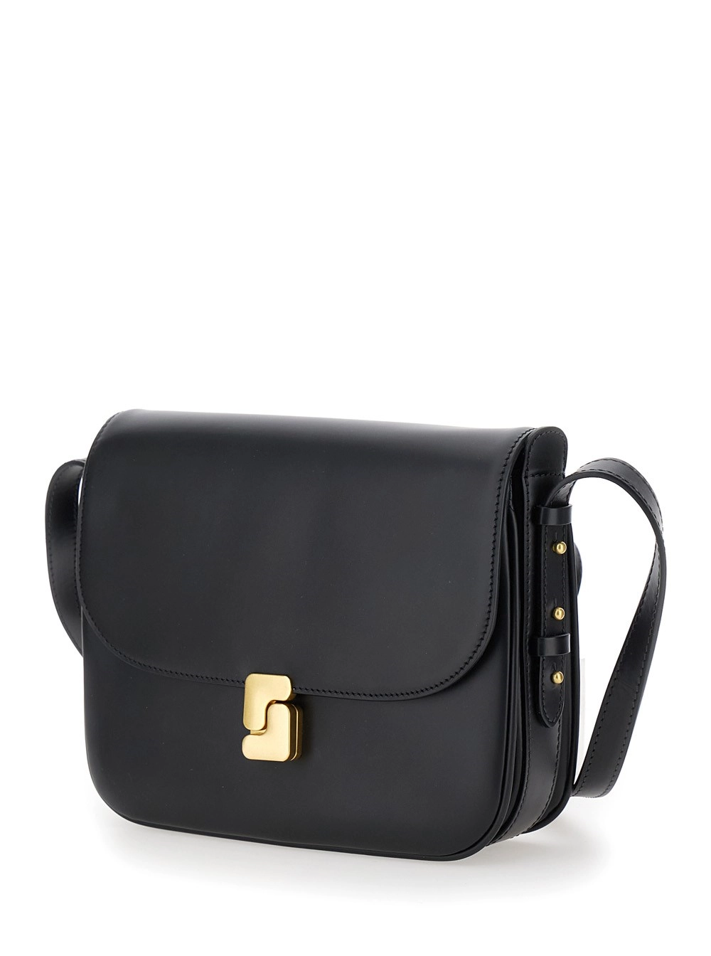 Soeur Borsa a tracolla BELLISSIMA MAXI in pelle e nera per donna, view 2