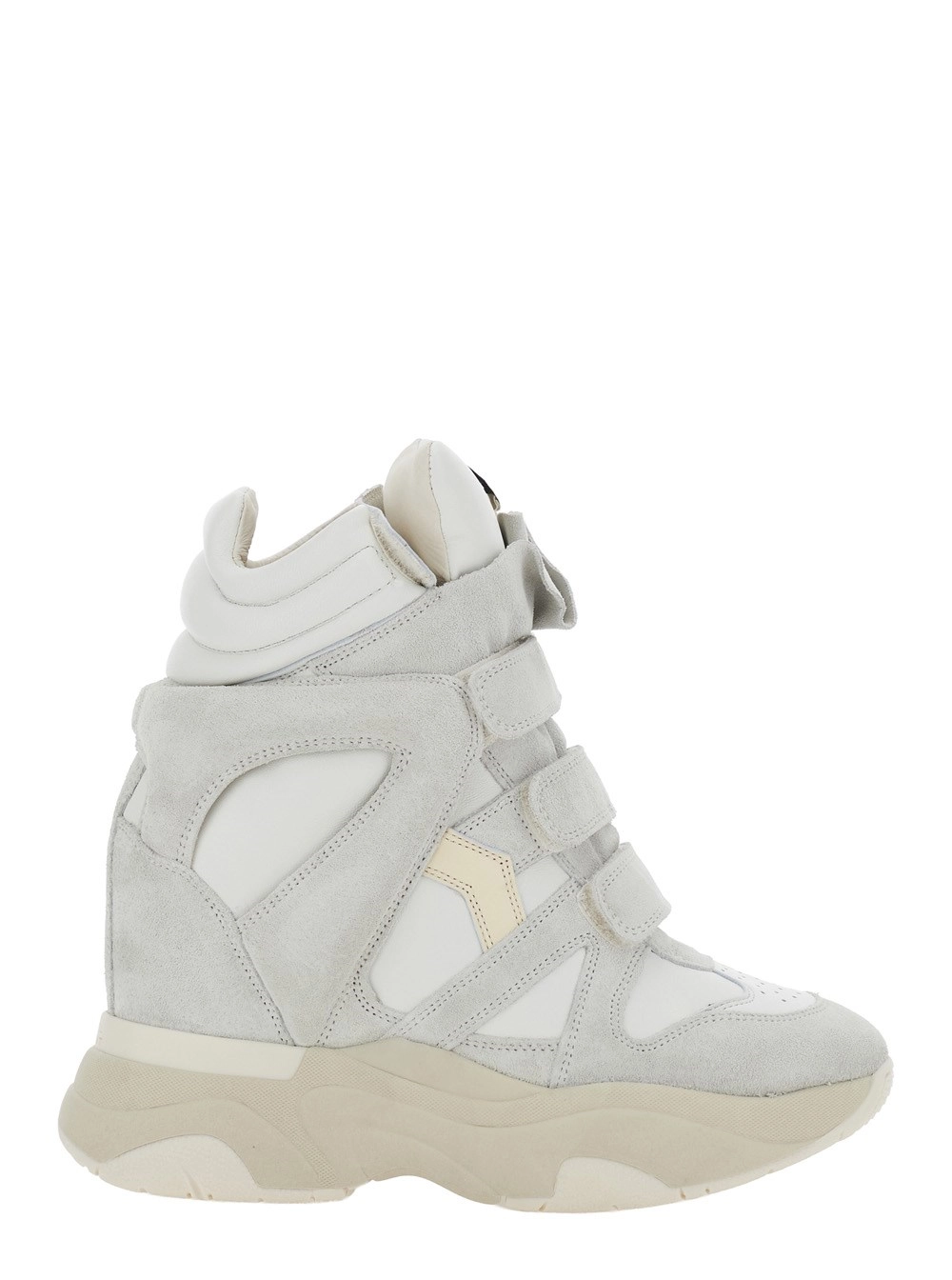 Isabel Marant Balskee-GZ sneakers con suola in gomma e tomaia in tessuto tecnico bianco donna