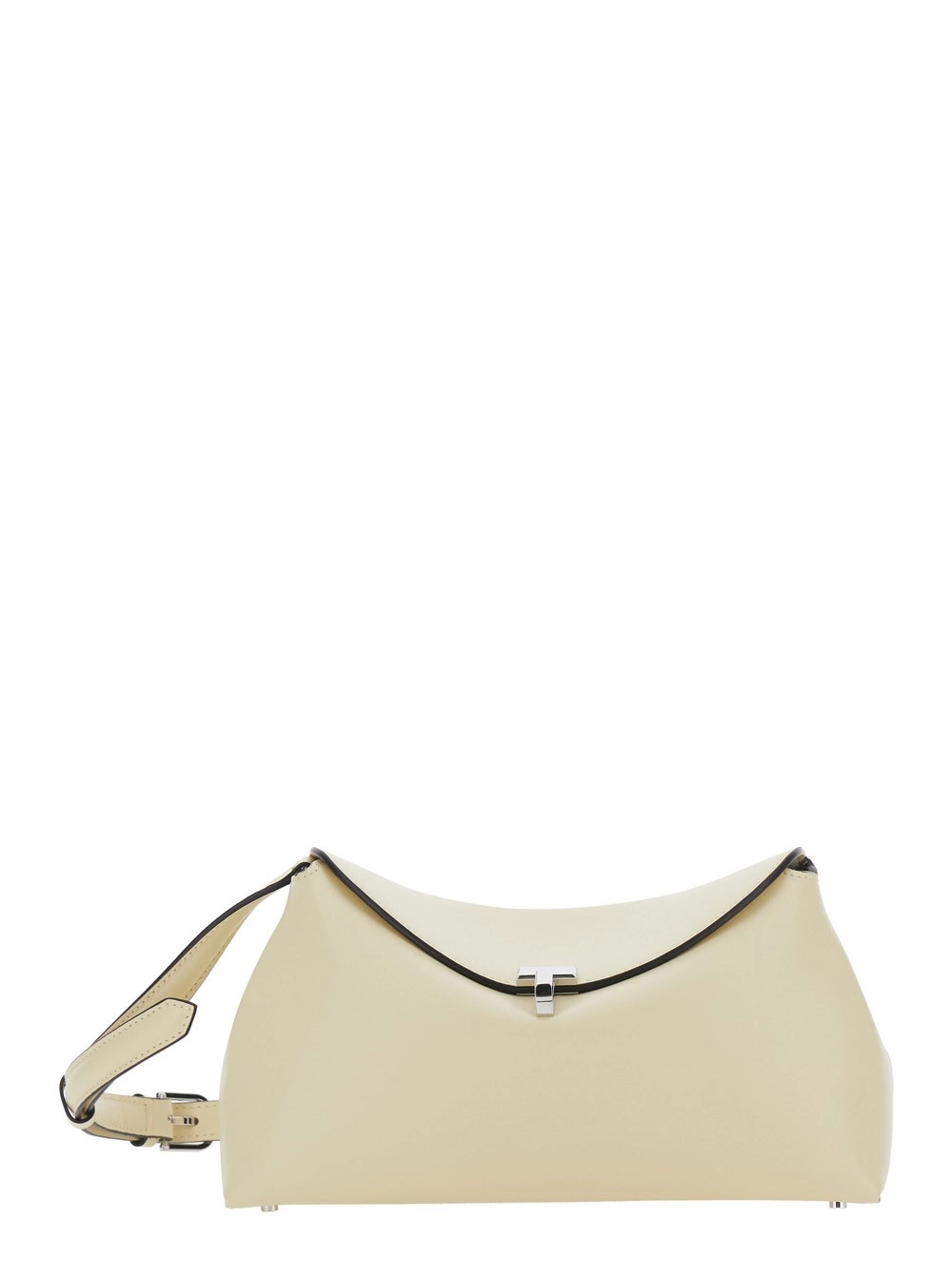 Toteme Borsa a tracolla 'T-Lock' con Chiusura a T in pelle Beige Donna