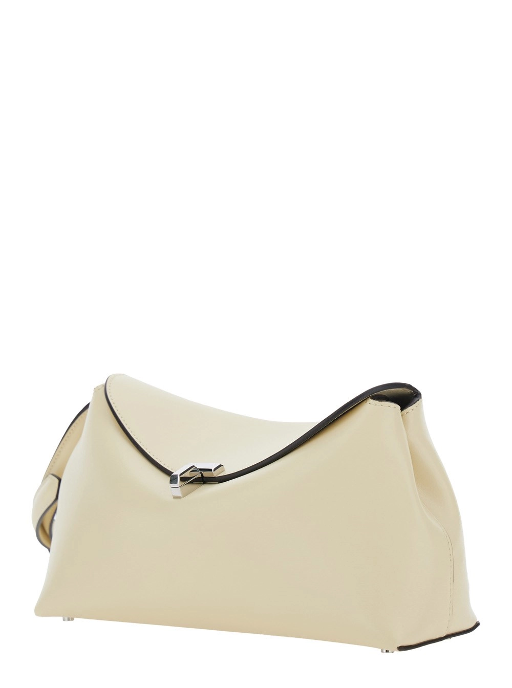 Toteme Borsa a tracolla 'T-Lock' con Chiusura a T in pelle Beige Donna, view 2