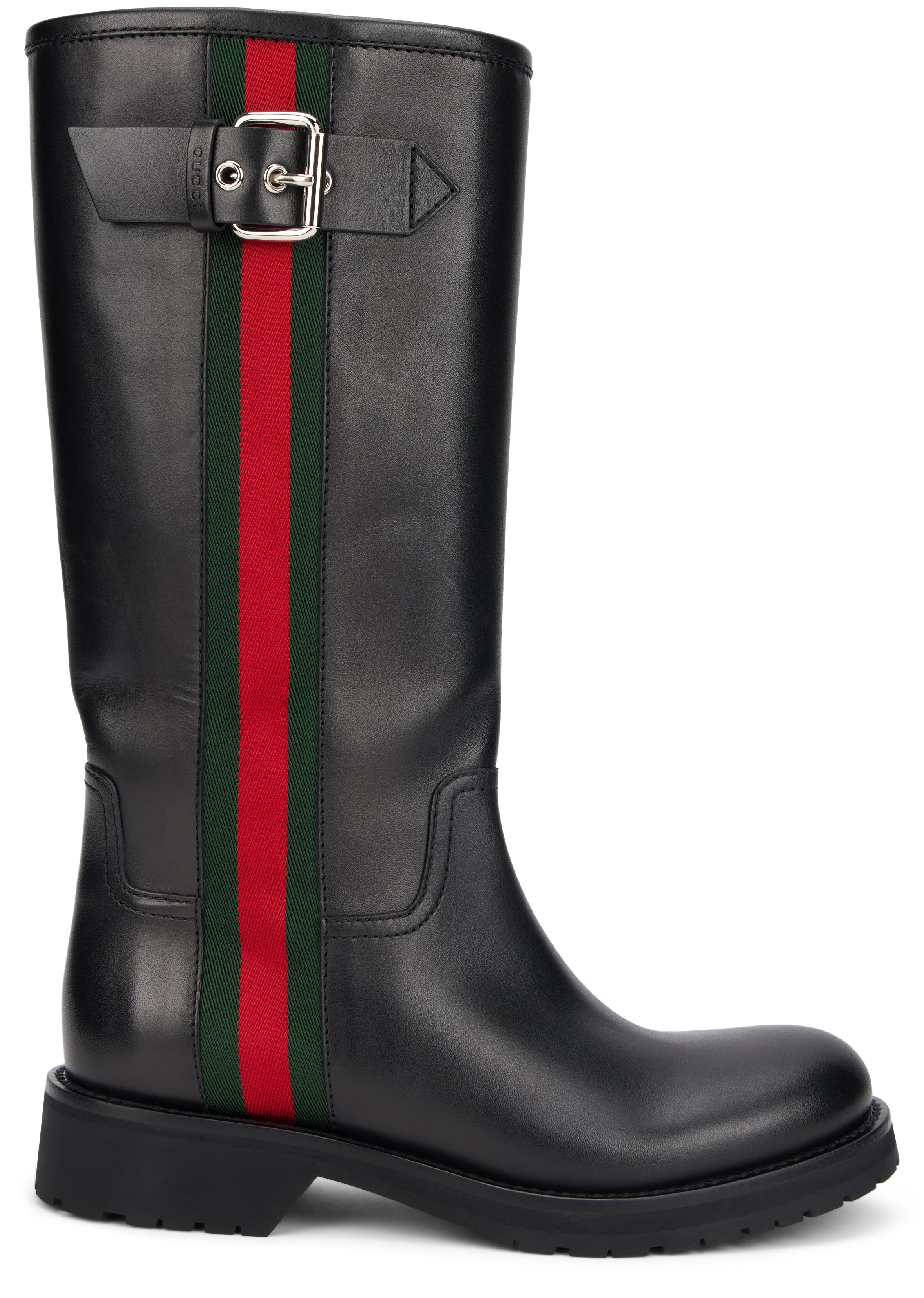 Gucci Stivali alti con web band