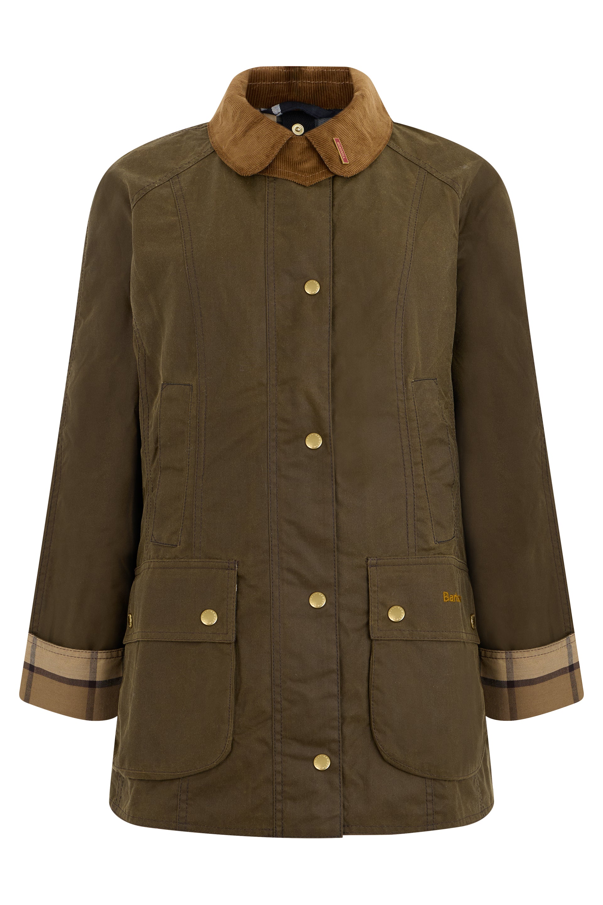 Barbour Giacca con colletto a contrasto