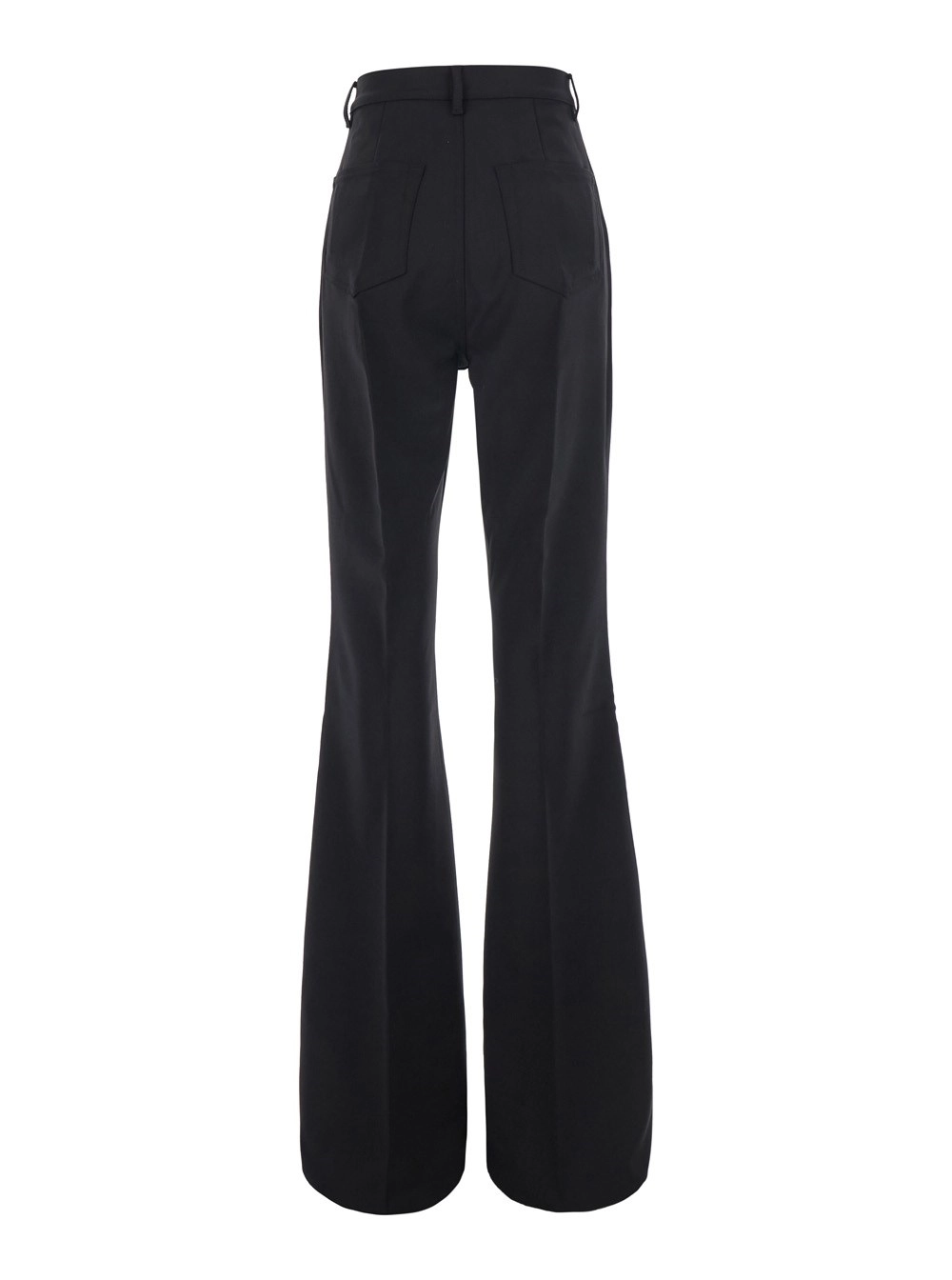 Rick Owens Pantaloni 'Bolan Bootcut' Svasati con Gamba Ampia in cotone Neri donna, view 2