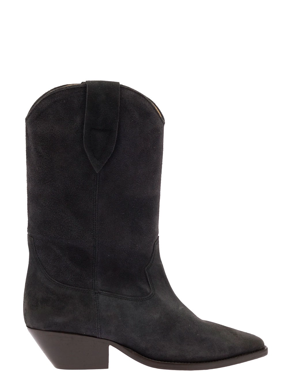 Isabel Marant Stivaletti DUERTO-GZ con tacco e pelle Nero donna