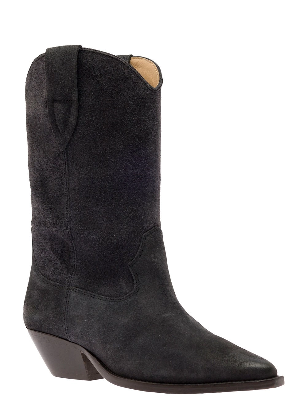 Isabel Marant Stivaletti DUERTO-GZ con tacco e pelle Nero donna, view 2