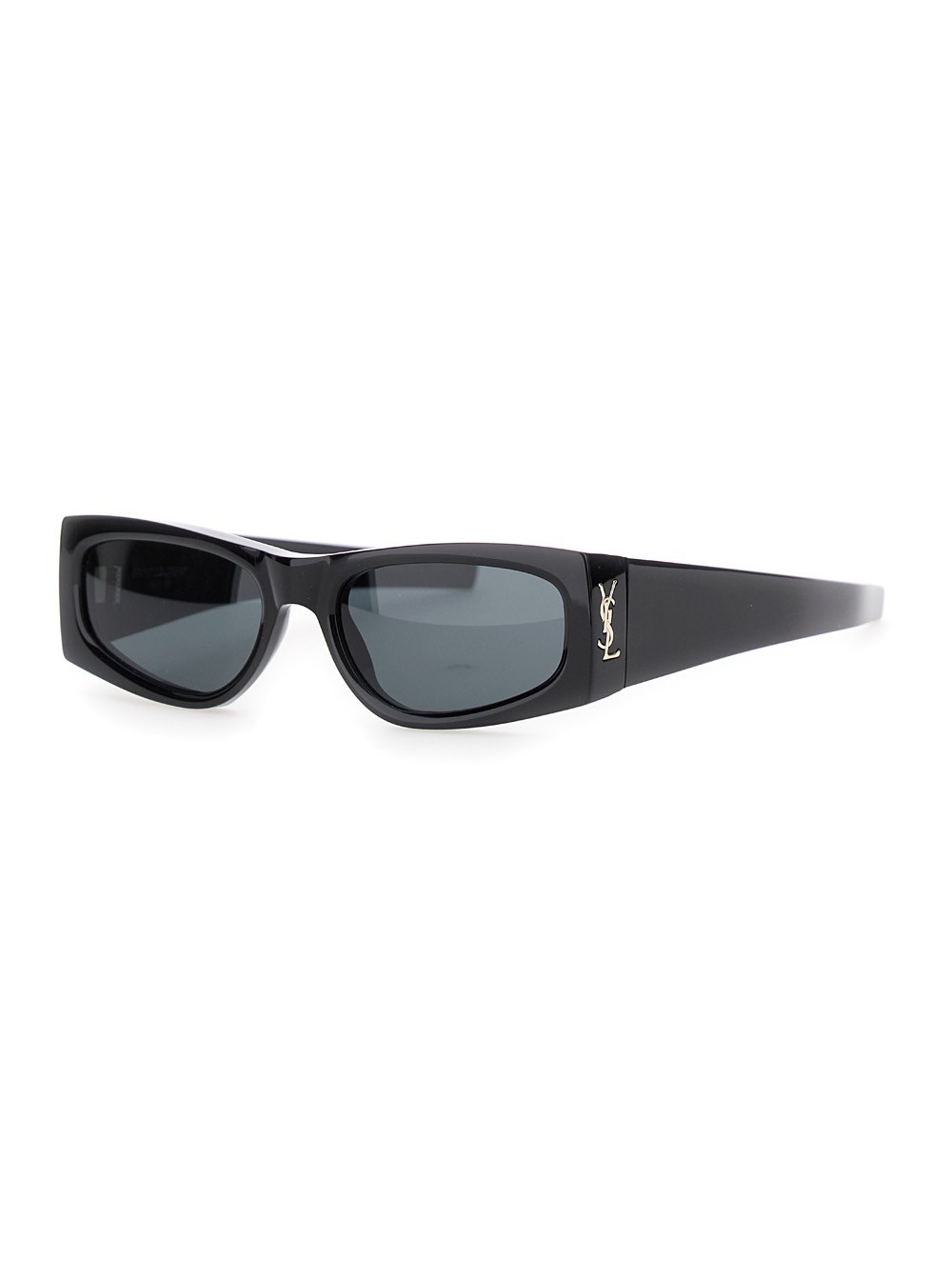 Saint Laurent Occhiali da Sole 'YSL SL M140' con Cassandre in Acetato Nero Donna