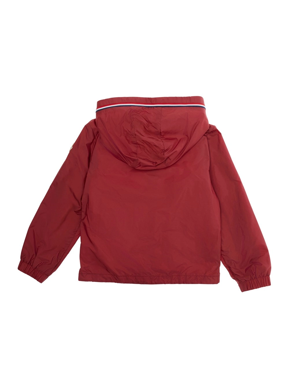 Moncler kids Giubbotti 'GRANDUC JACKET' Rosso con Cappuccio e Chiusura Frontale in Polyamide Bambino, view 2