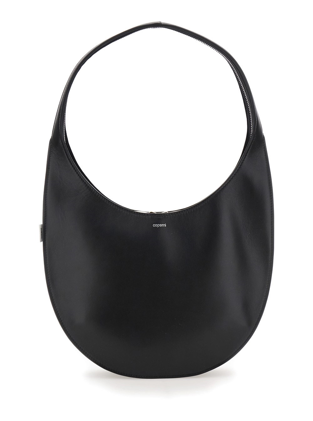Coperni Borsa a Spalla 'Swipe Media' con Logo sul Fronte  in Pelle Nera Donna