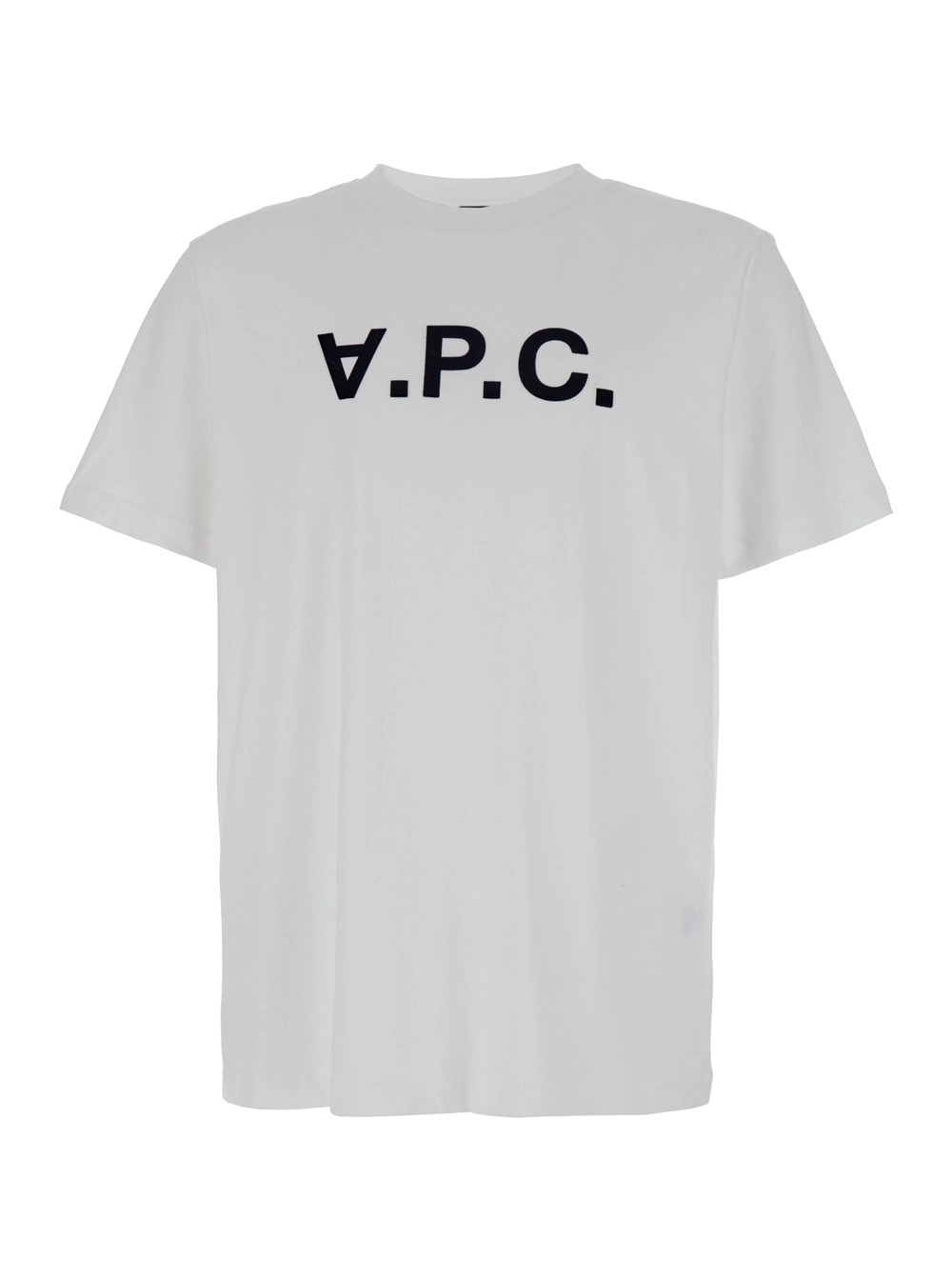 A.P.C. T-shirt oversize con stampa APC in cotone bianca donna