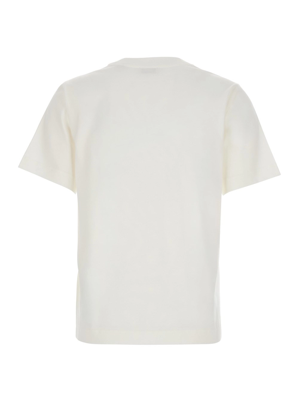 Burberry T-shirt con logo EKD ricamato sul fronte in Cotone Bianca donna, view 2