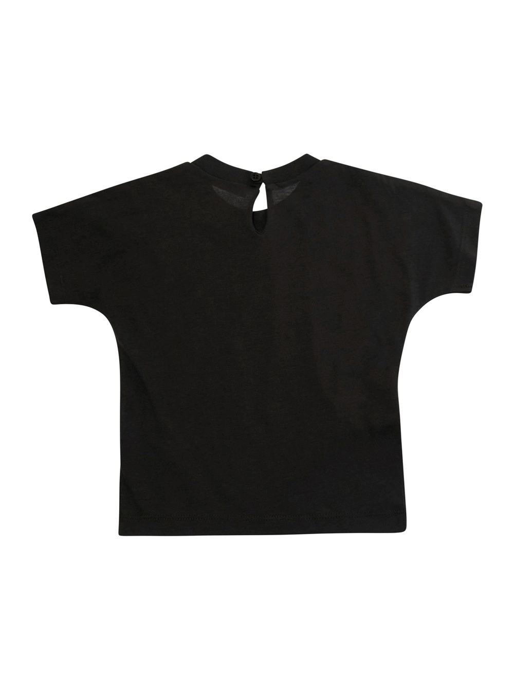 Marni kids T-shirt con logo lettering sul fronte in cotone grigia baby, view 2