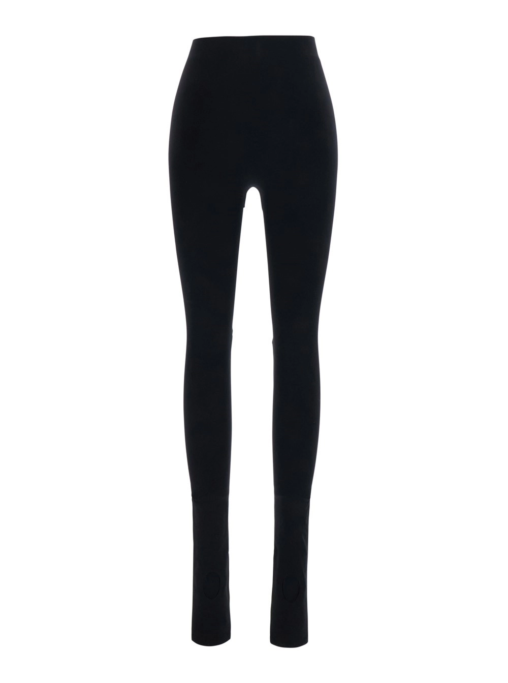 Gucci Leggings neri con dettaglio cut-out in tessuto tecnico stretch neri donna, view 2