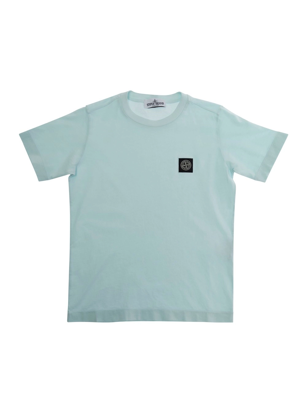 Stone island kids T-Shirt Blu 'L1S162100002S0047V0041' con Logo sul Fronte in Cotone Uomo