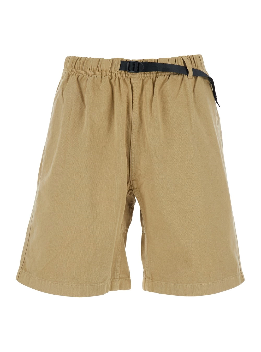 Gramicci Bermuda con vita elasticizzata in cotone beige uomo