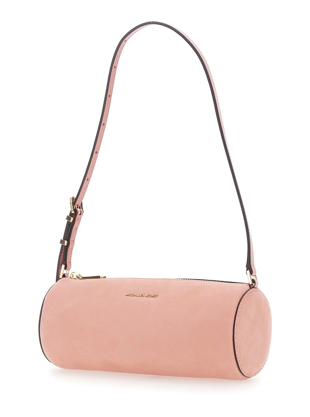 Michael michael kors Borsa a Spalla 'Izzy' con Logo Lettering sul Fronte e Tracolla Regolabile in Pelle Rosa Donna, view 2