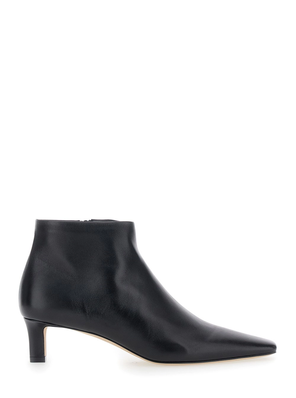The Row Stivaletti 'Carla' con Design a Punta in Pelle Neri Donna