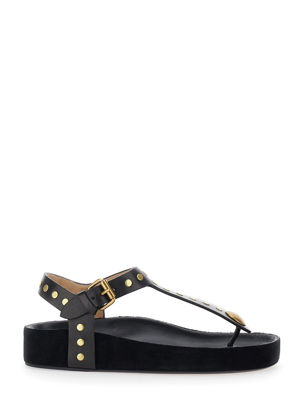 Isabel Marant Sandali 'Enore' con Decorazione con Borchie in Pelle Neri Donna