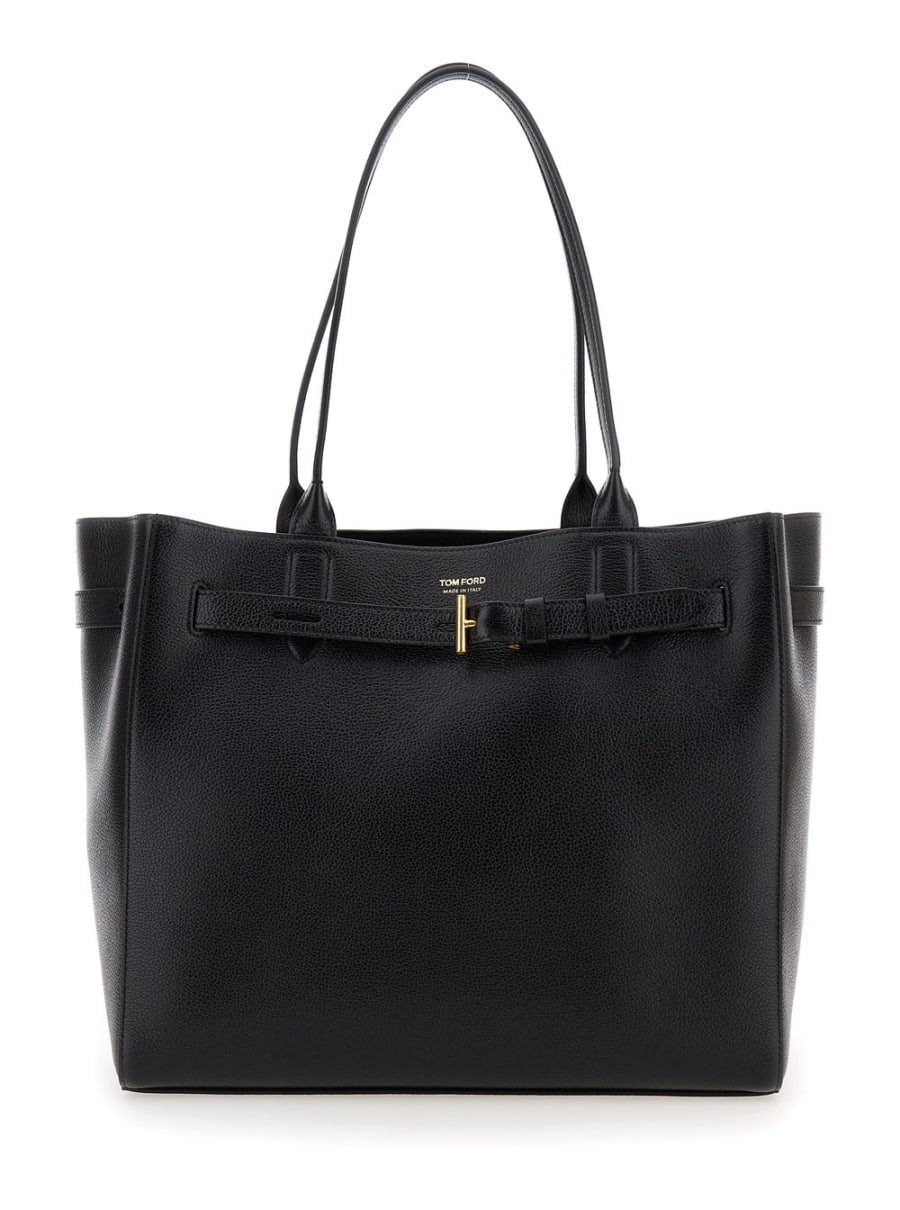 Tom Ford grain leather medium tote
