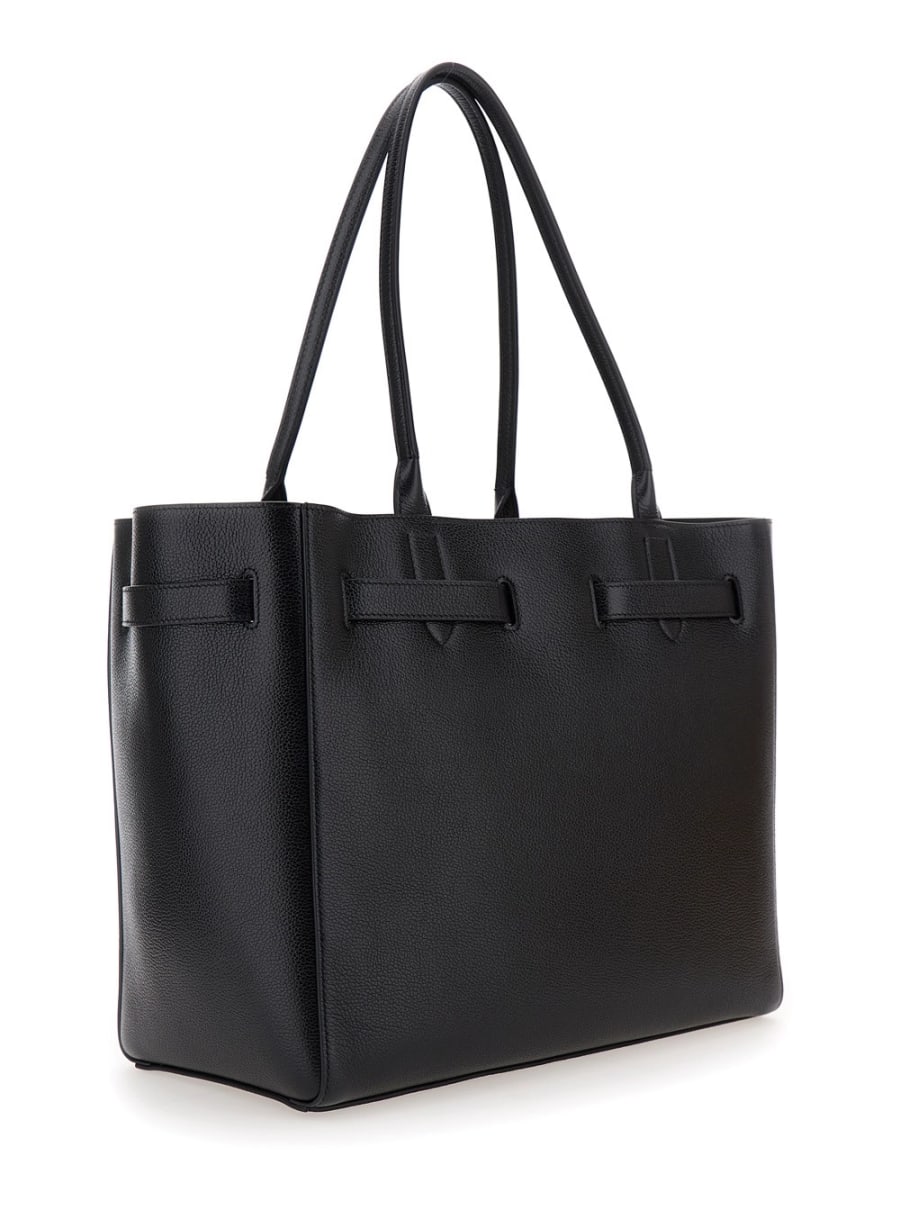 Tom Ford grain leather medium tote, view 3