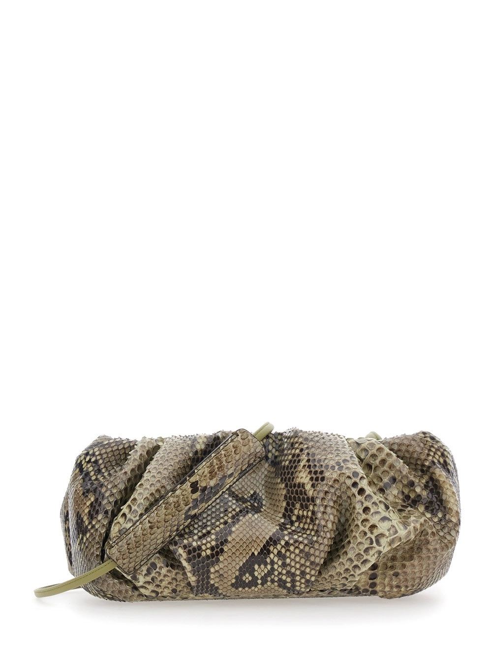 Biagini Clutch 'Pillow' con tracolla e chiusura con calamite in pelle multicolor donna