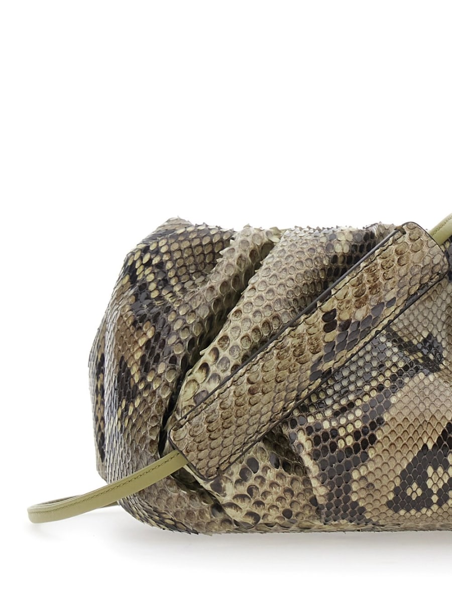 Biagini Clutch 'Pillow' con tracolla e chiusura con calamite in pelle multicolor donna, view 5