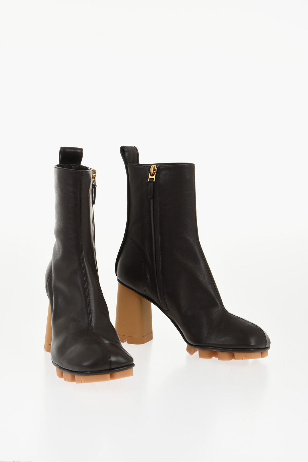 Bottega Veneta 2405~Nappa Ankle Boots SHORE with Internal Zip 9cm