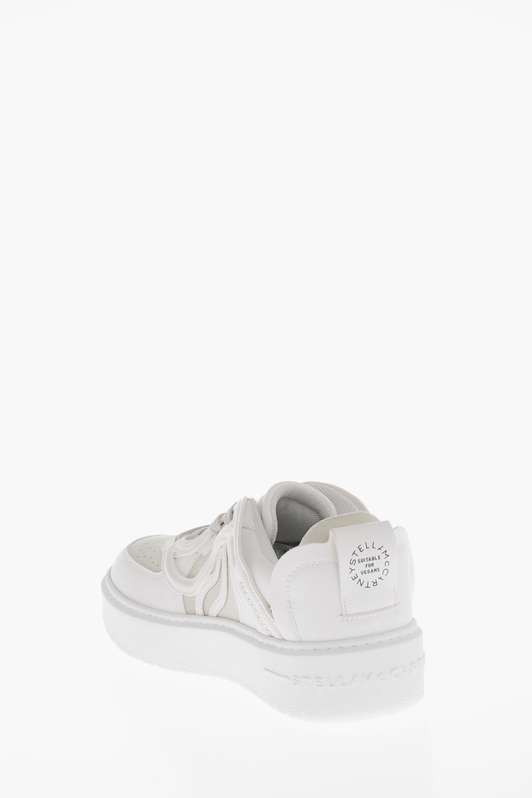 Stella McCartney 2405~Eco Leather Low-Top Sneakers S-WAVE, view 2