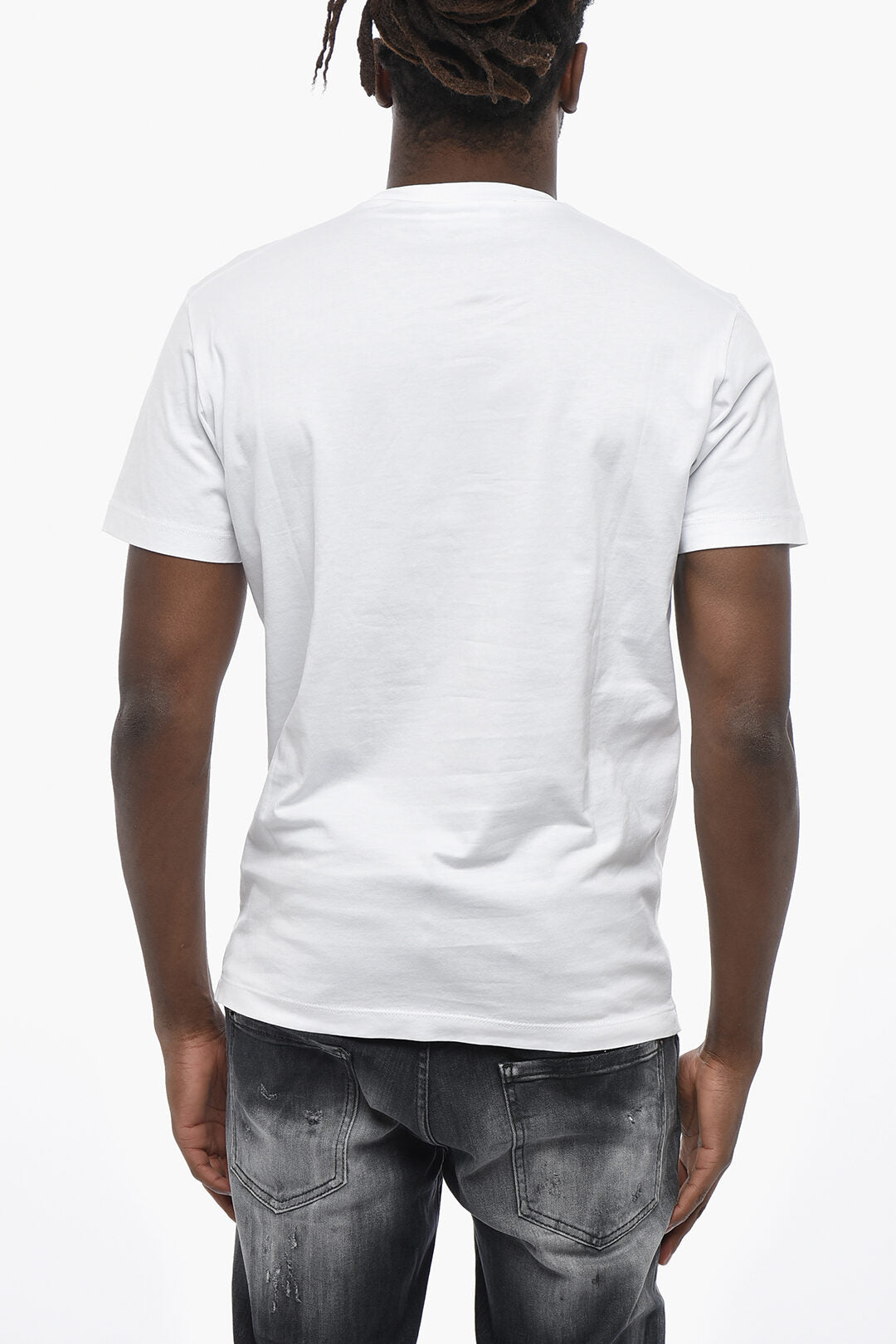 Dsquared2 2405~Crewneck T-Shirt COOL FIT Solid Color, view 2