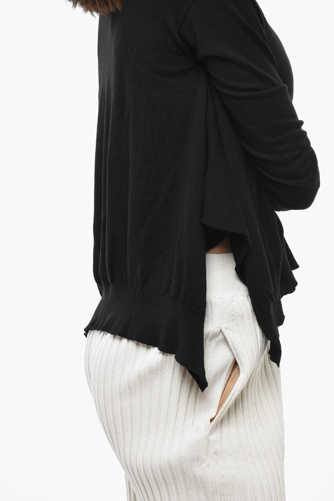 Stella McCartney 3500~Maglia Girocollo LARGE VOLUME in Lana, view 2