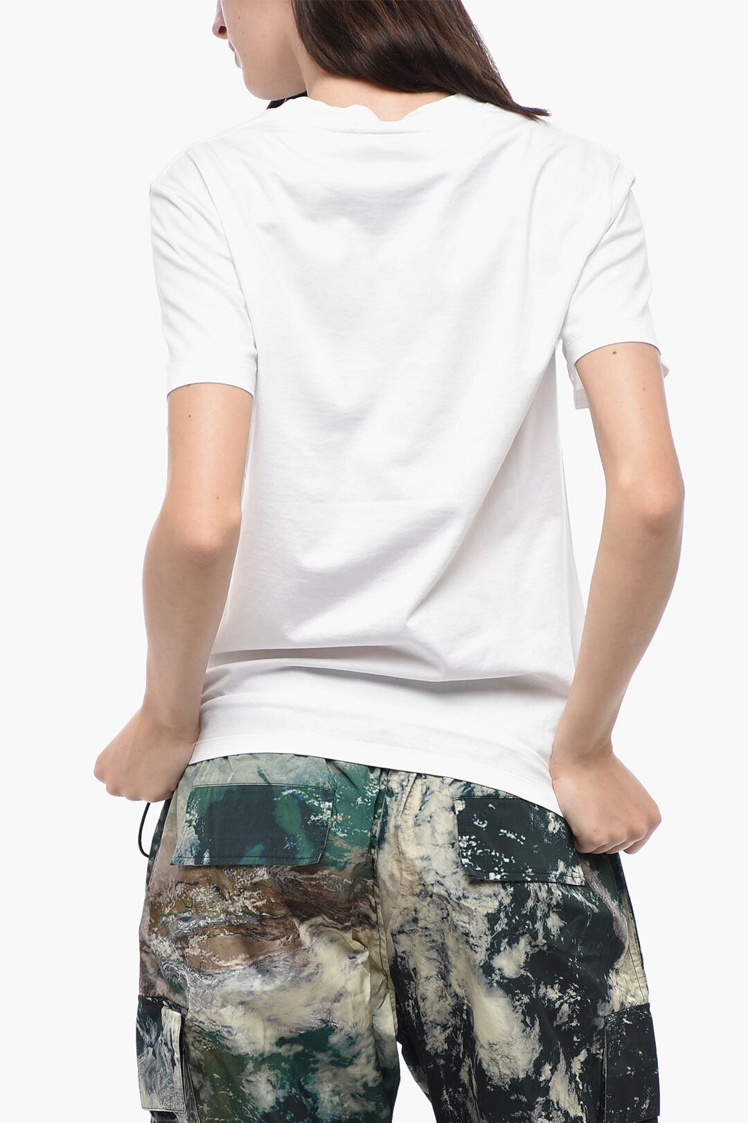 Stella McCartney 2405~T-shirt WEATHER Con Stampa Arcobaleno, view 2