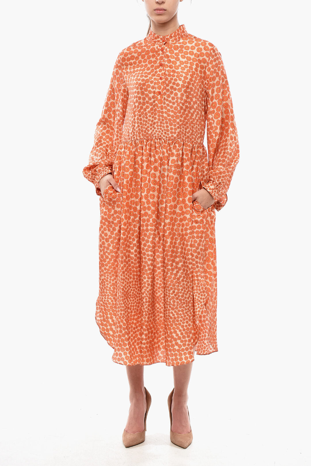 Stella McCartney 2950~Silk Floral Maxi Dress DITSY
