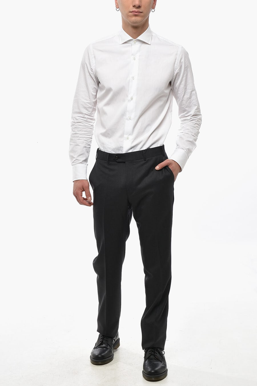 Corneliani 3500~Pure Virgin Wool 4-Pocket Trousers MANTUA, view 4