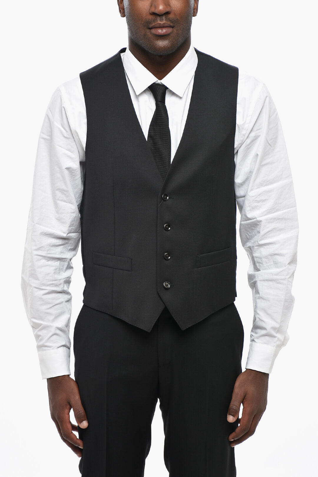 Corneliani 3500~CC COLLECTION Virgin Wool Waistcoat REFINED