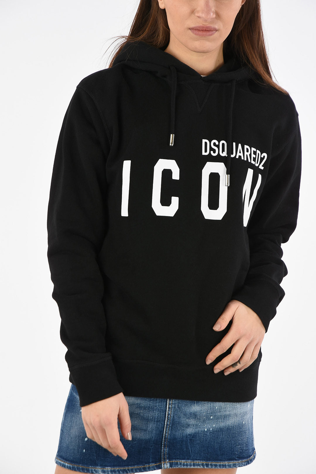 Dsquared2 3500~ICON Brushed Cotton COOL FIT Sweatshirt with Hood