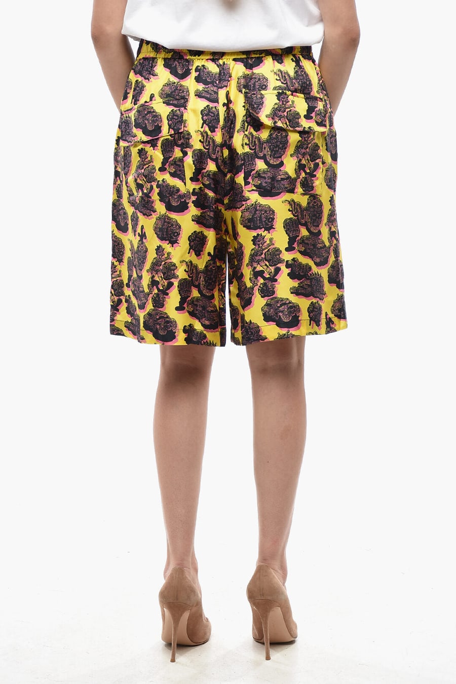 Stella McCartney 3000~Silk Patterned Shorts TIMOTHY, view 2