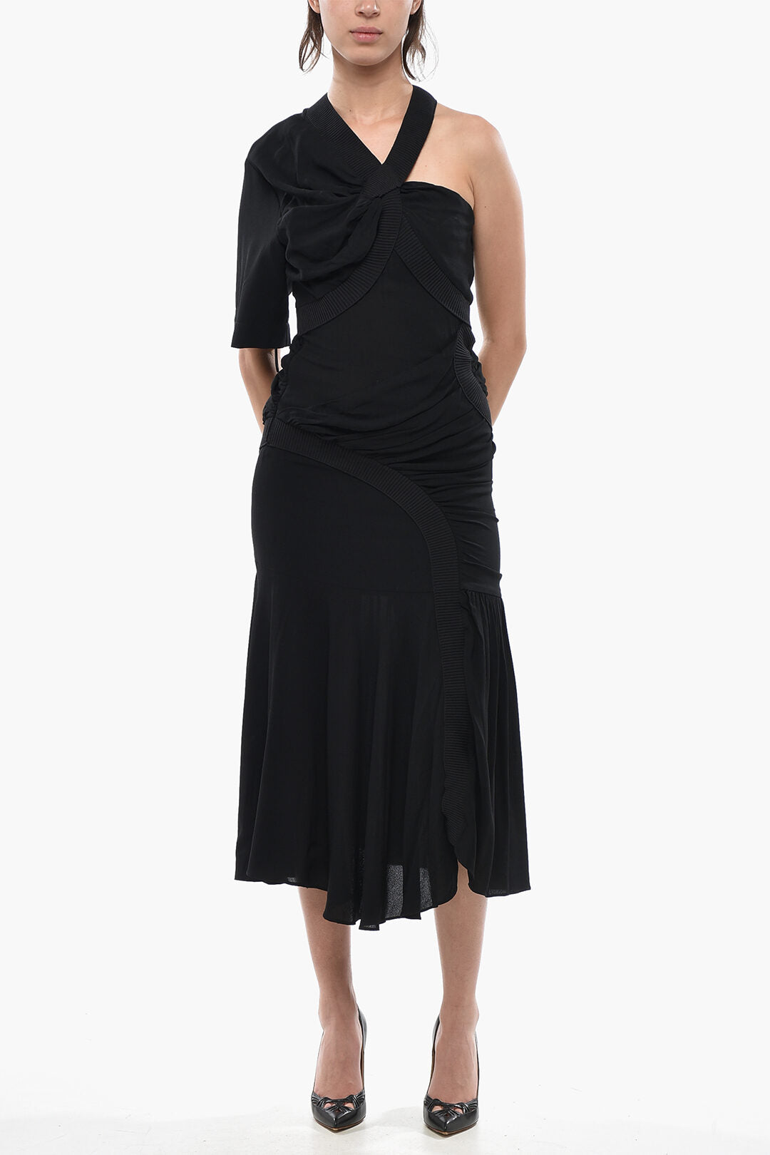 Stella McCartney 3500~One-Shoulder Dress EMMELINE with Draping