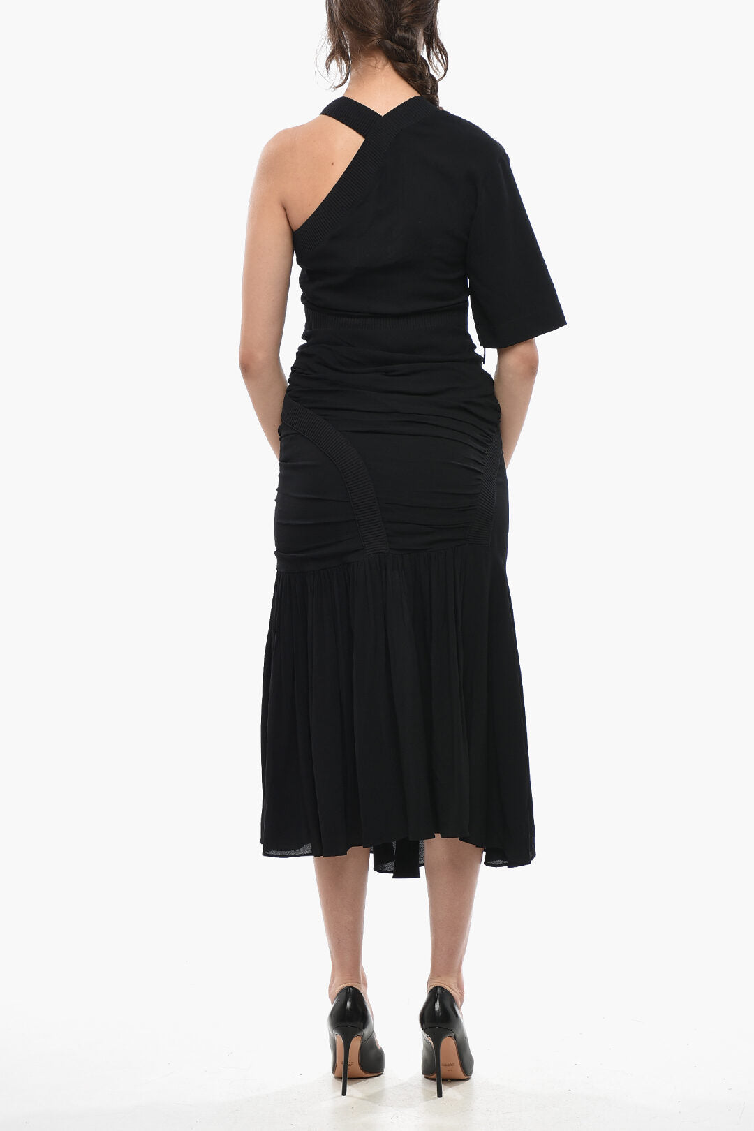 Stella McCartney 3500~One-Shoulder Dress EMMELINE with Draping, view 2