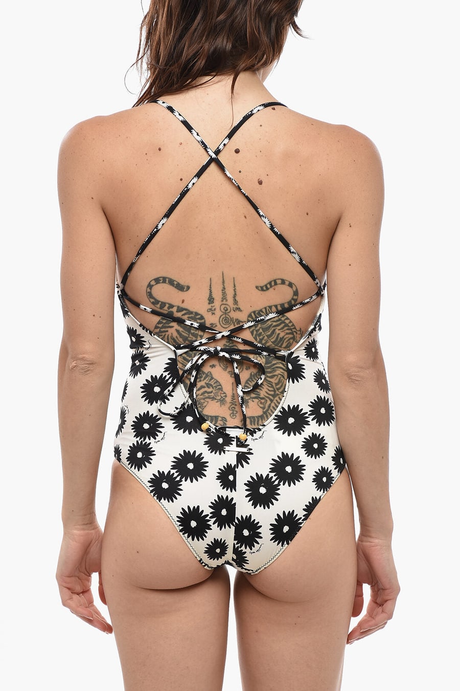 Stella McCartney 2550~Floral Print One-Piece Swimsuit, view 2