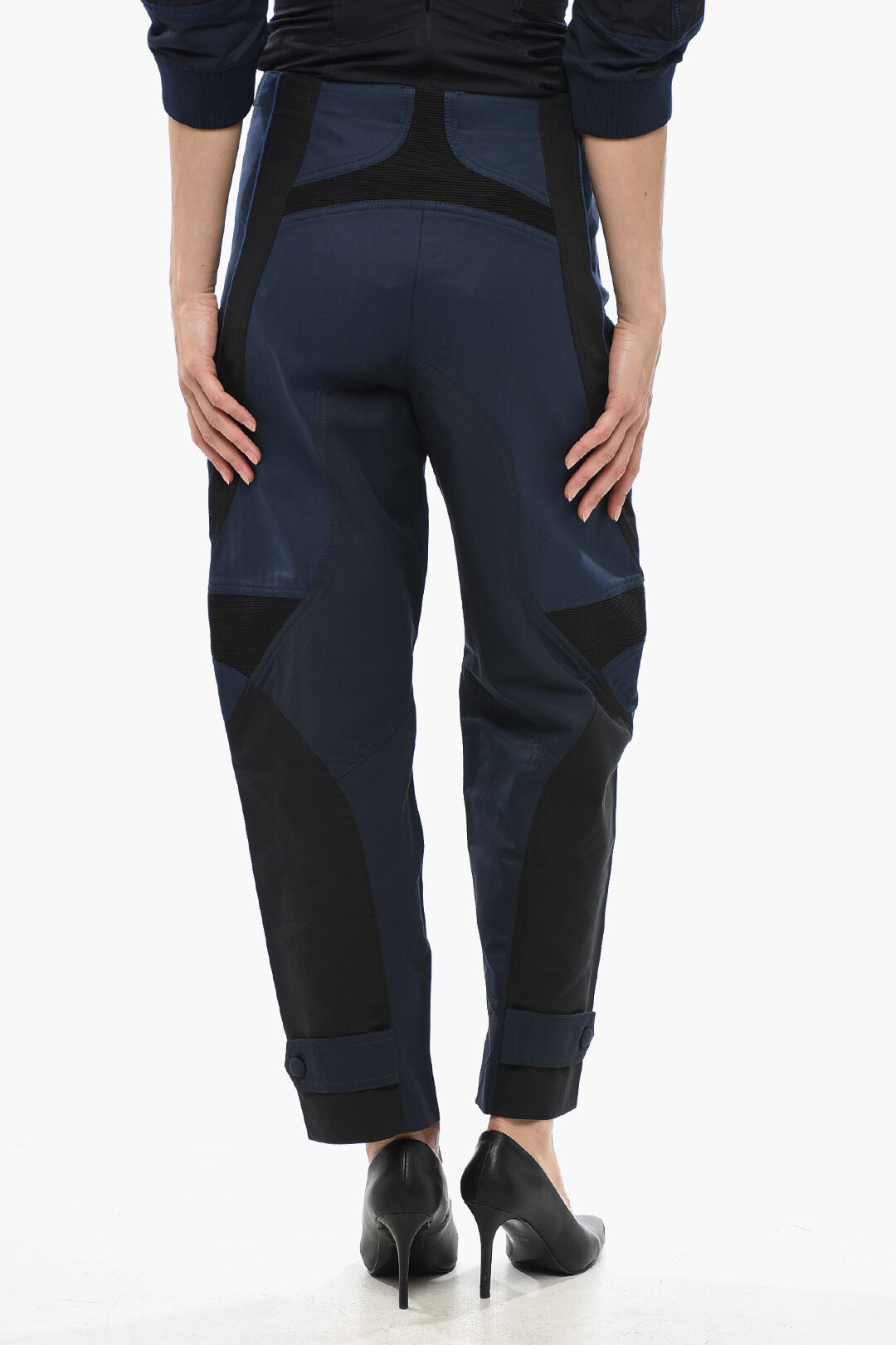 Stella McCartney 2405~Biker Trousers BROOKE with Safety Buckle, view 2
