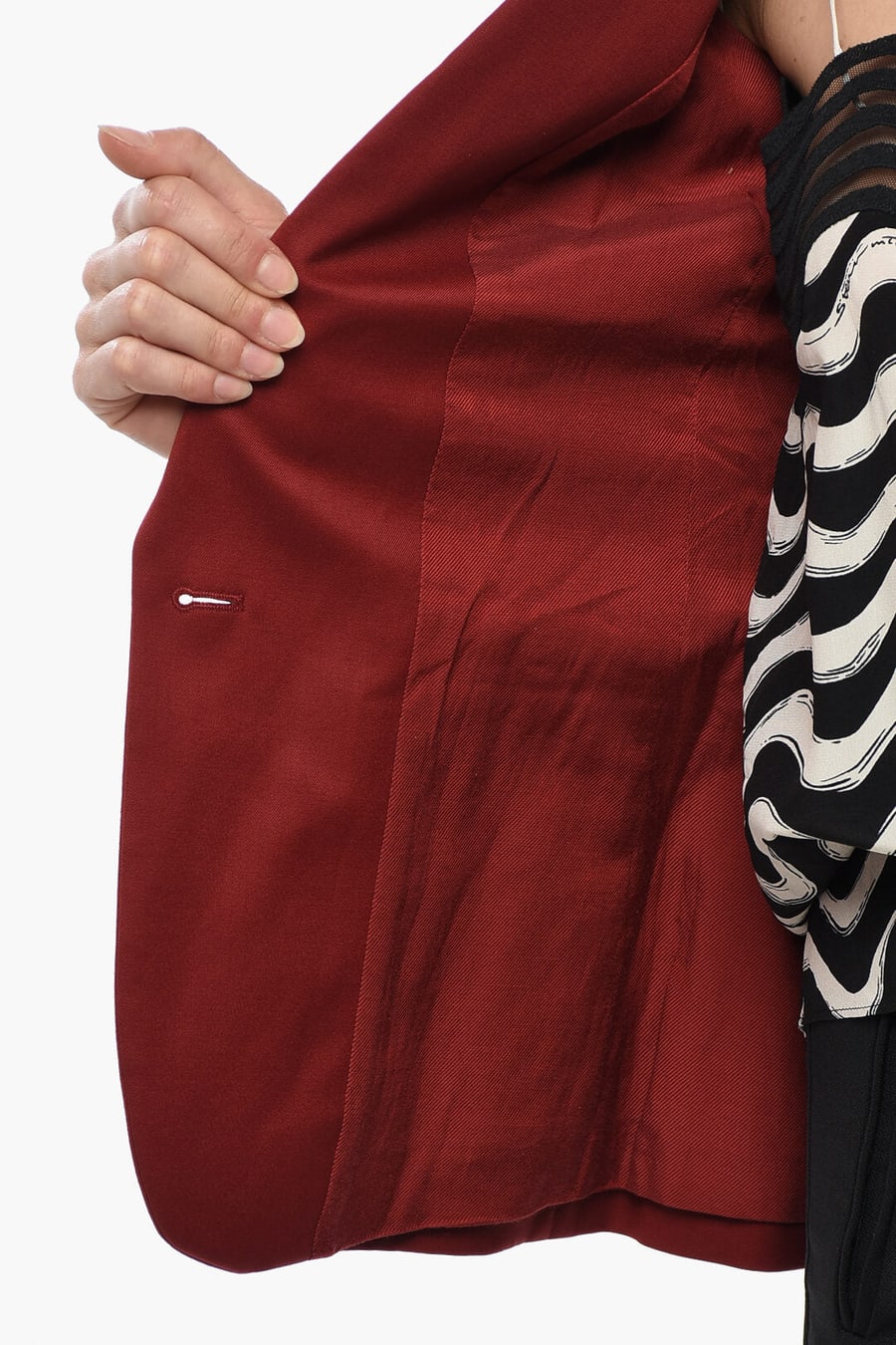 Stella McCartney 2550~Wool Blazer with Peak Lapel